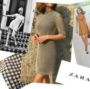 1960s mod pinup style reproduction by Zara